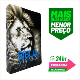 Bblia com Harpa Leo da Tribo de Judah Letra Grande