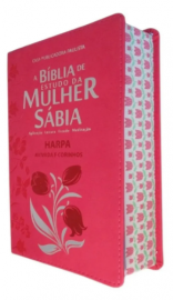Bblia De Estudo Da Mulher Sbia Letra Grande Harpa Corinhos