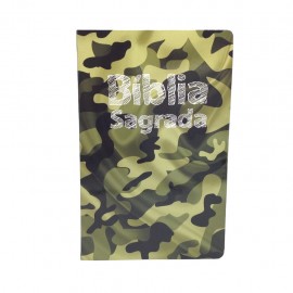 Bblia Camuflada Luxo Letra Gigante Almeida Corrigida com Harpa