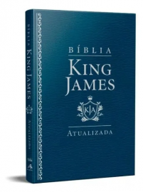 Bblia King James Atualizada Slim Kja Azul Luxo